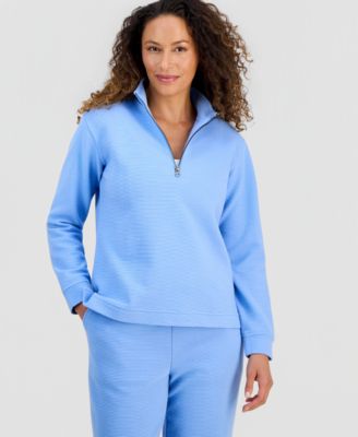 Petite Mock-Neck Sweatshirt, Macy's Exclusive