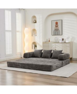 Convertible Sleeper Sofa: Versatile, Space-Saving Chenille Fabric Sofa Bed