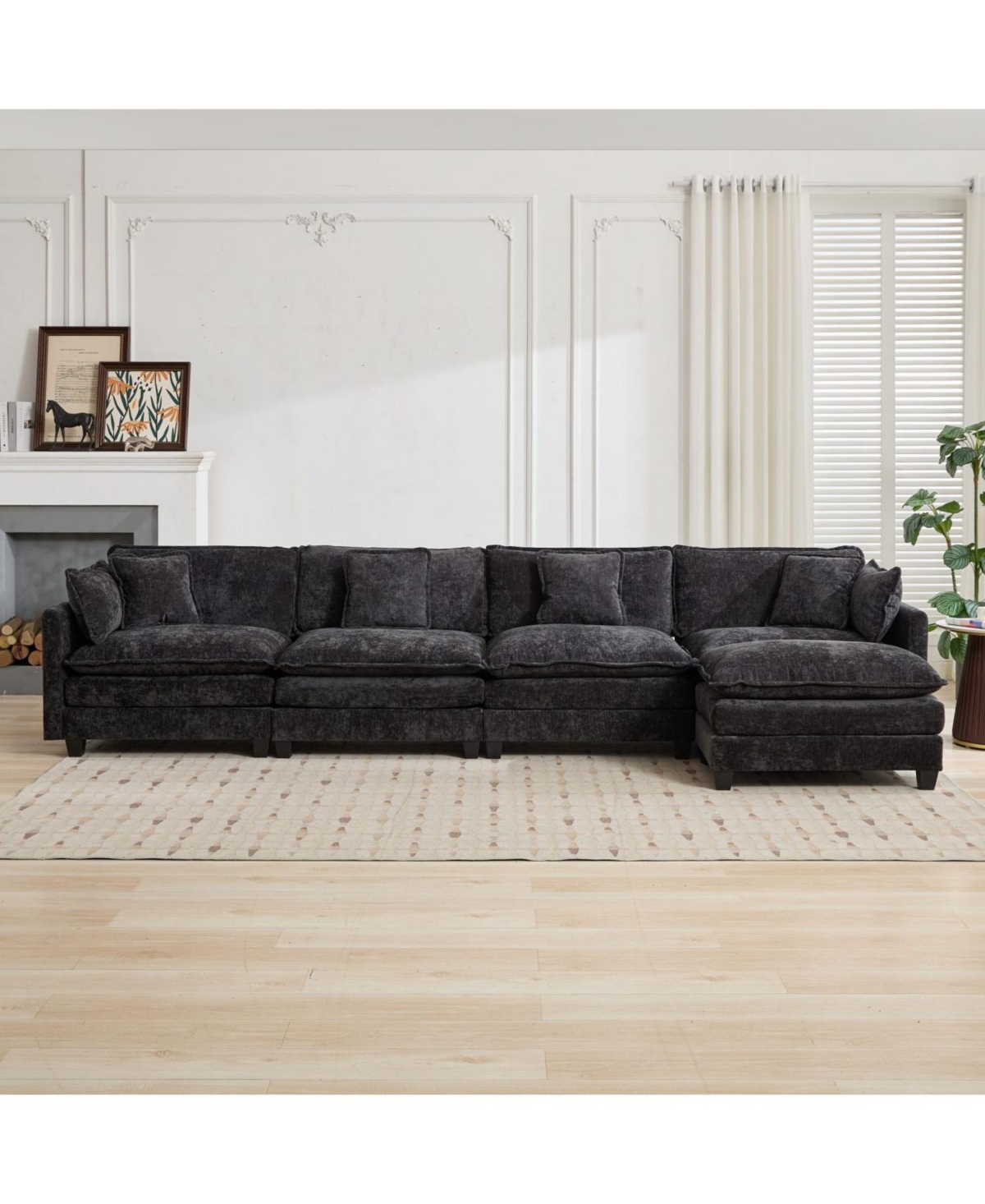 Streamdale Furniture Cloud Couch: Flexible, Modular Chenille Sofa for Ultimate Comfort