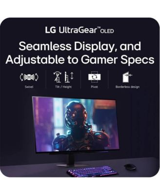 27-Inch Gaming Monitor OLED QHD 240Hz 0.03ms G-Sync Compatible – Black