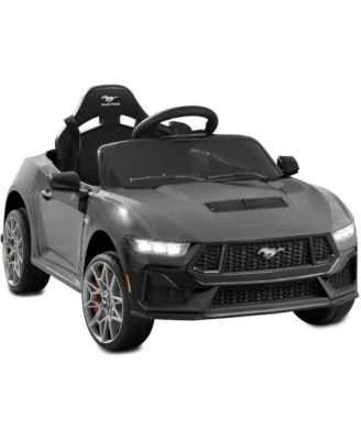 Kids 12V Electric Ride-On Car Officially Licensed Ford Mustang w/ Remote, LED Lights