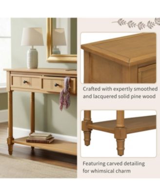 Daisy Series Console Table (Black