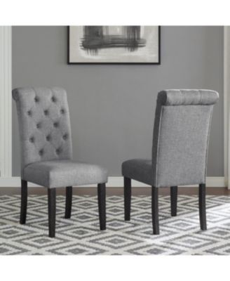 5-piece Dining Set, Cross-Buck Dining Table with 4 Stylish Chairs