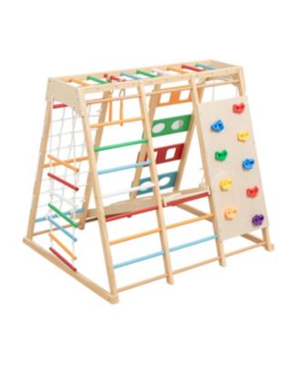  2-in-1 Slide & Climb Set: 9-in-1 Outdoor Playset for Motor Skills & Fun