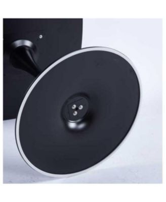 24" Black Square Tulip Dining Table for 2-4 People