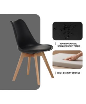 Set of 4 Dining Chairs, Medieval Modern Style