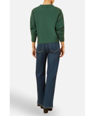 Women's Relaxed Knitted Sequin Sweater