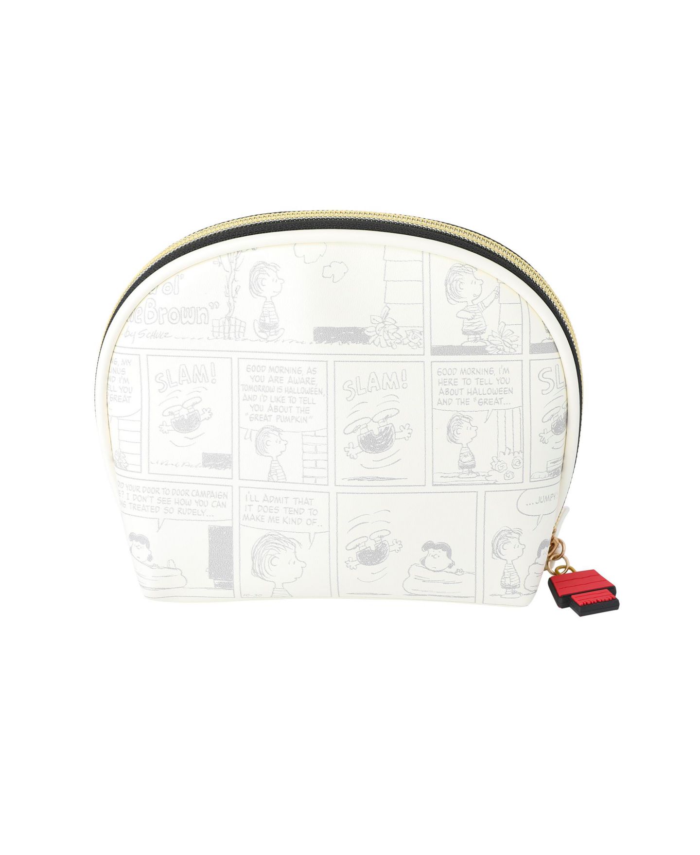 Сумки Peanuts Snoopy Cosmetic Set, Zip Pouch, Comic Print, цвет: Прозрачный / Серебряный — фото 3