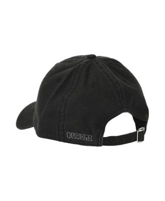 Embroidered Character Face Black Unstructured Baseball Cap