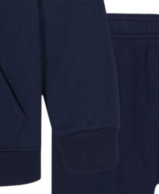 Boys' 2T-7 Branded Logo Full-Zip Hoodie and Jogger Pants, 2-Piece Set