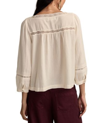 Women's Lace Long-Sleeve Shirt