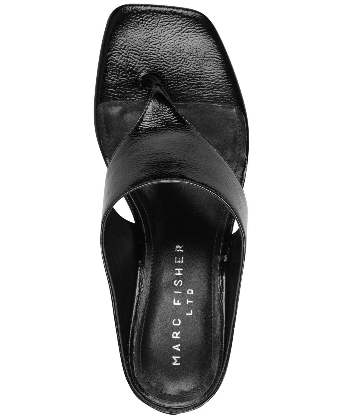 Marc Fisher Ltd Women's Adia Square Toe Slip-On Sandals
