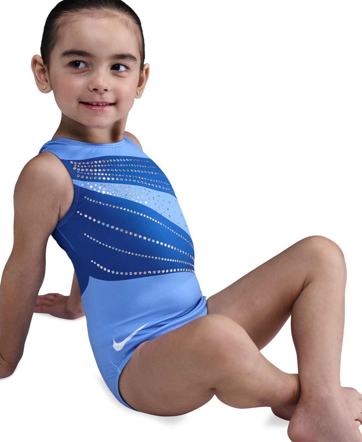 Nike Gymnastics Girls' 7-16 Skye Blakely 2025 U.s. Championships Shimmer Replica Leotard
