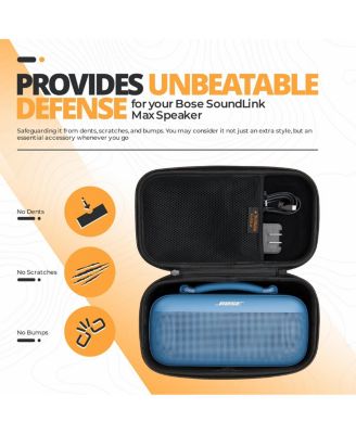 SoundLink Max Bluetooth with Hard Shell Travel Case, USB Plug and AUX Cable Speaker