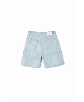 Men's Patch denim shorts