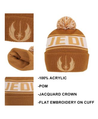 Men's Jedi Order Brown Cuff Beanie