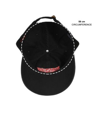 Men's Logo Black Unstructured Baseball Cap.