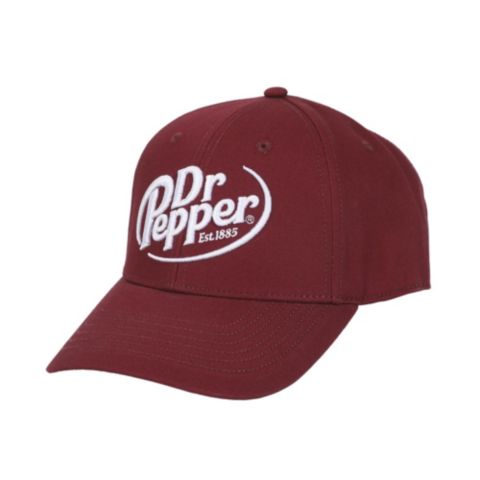 Мужская кепка Dr. Pepper Embroidered 3D Logo Red Traditional Adjustable Hat, цвет: Красный