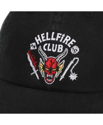 Men's Hellfire Club Black Unstructured Baseball Cap
