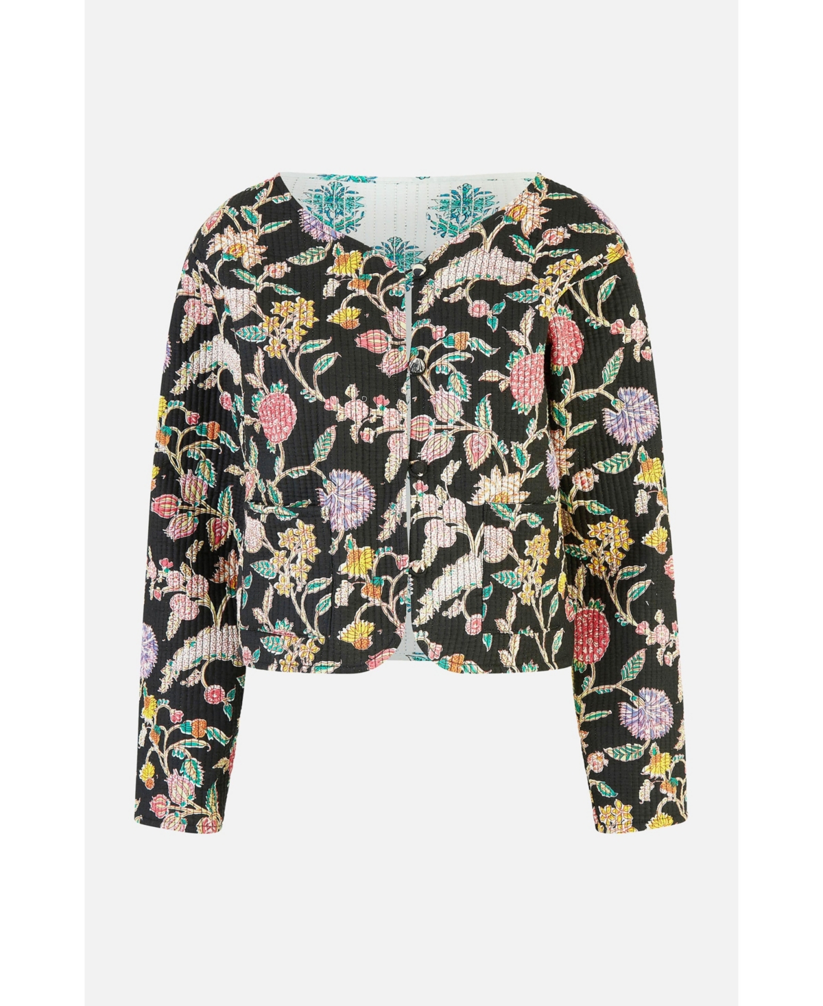 Yumi Women's Reversible Cotton Quilted Jacket