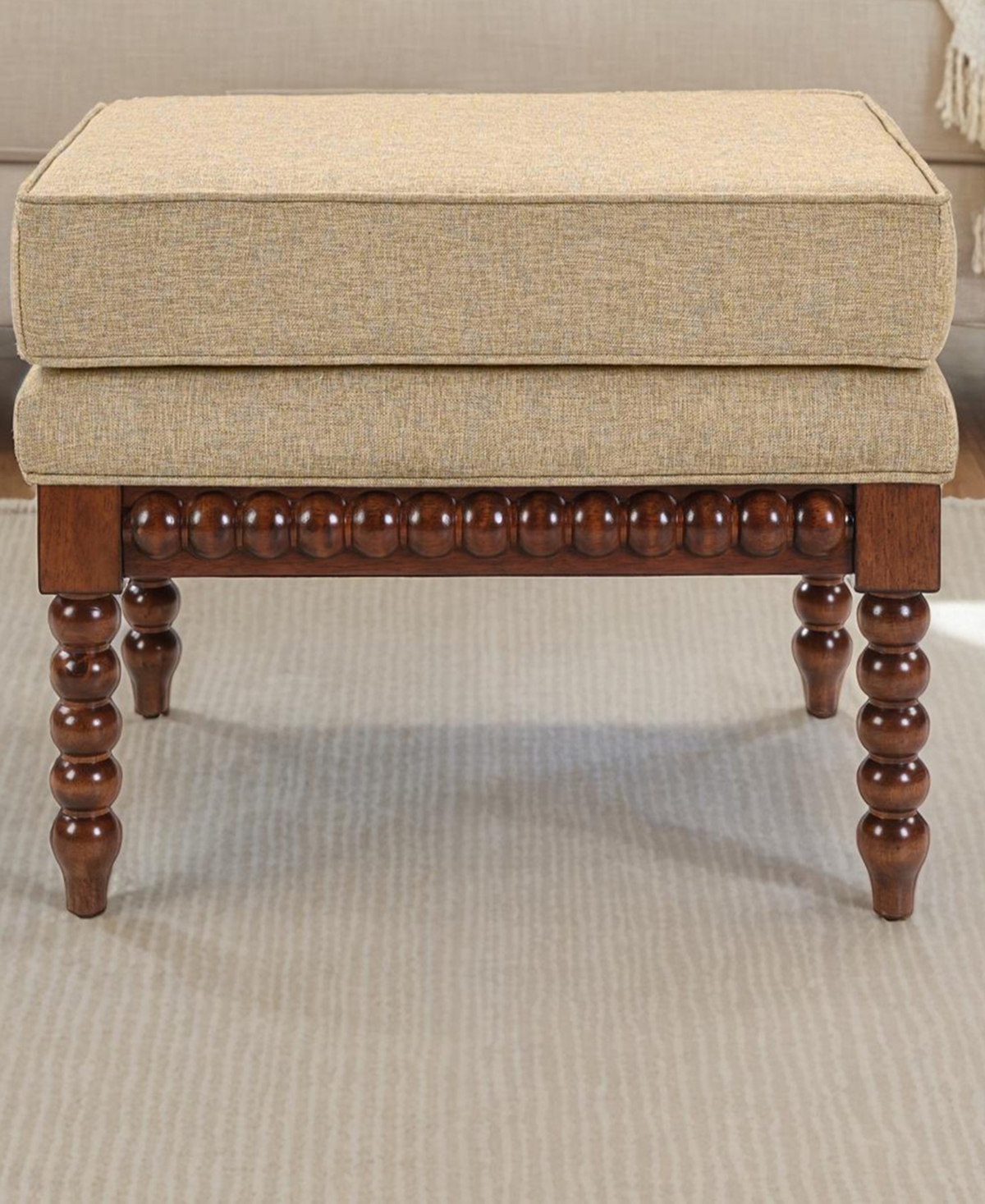 Convenience Concepts 22.5" Plywood Elizabeth Coffee Table Ottoman