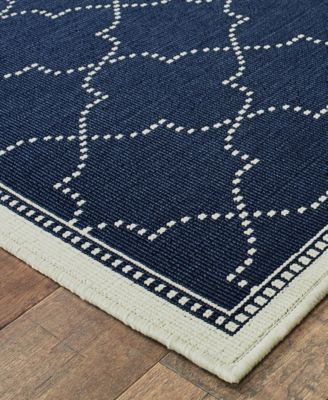 Marina 6025P 3'7" x 5'6" Indoor/Outdoor Area Rug