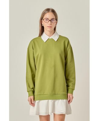 Women's Mixed Media Mini Dress