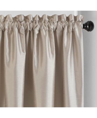 Colette Faux Silk Blackout Window Curtain