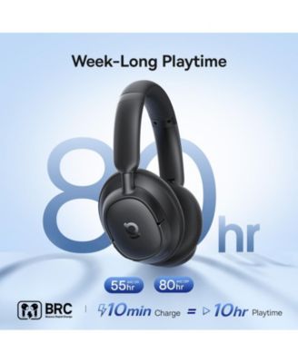 Bass BH1 NC Adaptive ANC Wireless Headphones – LDAC Hi-Res Audio, Real-Time Noise Cancelling, SuperBass 2.0, 80H Playtime