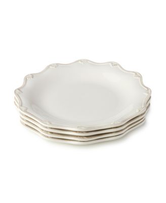 Heritage Scroll Dinner Plates, Set of 4, Service For 4