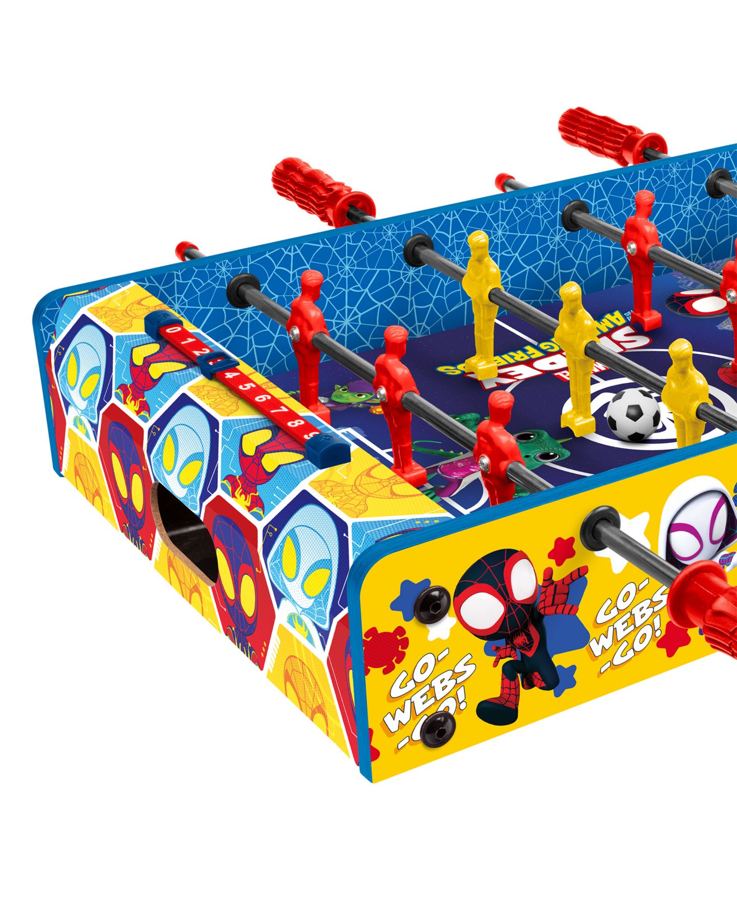 Детская игрушка World Tech Toys Spidey and His Amazing Friends Tabletop Foosball Game, Ages 3+ — фото 4