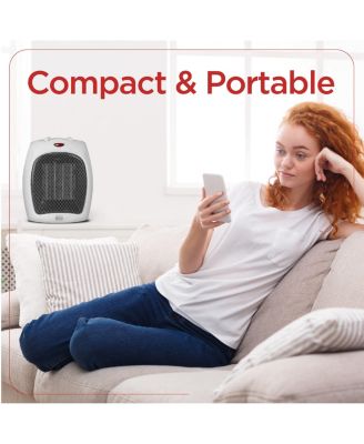 Black and Decker Portable Space Heater, 1500W Small Space Heater with Overheat Protection for Indoor Use