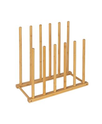 Bamboo 6 Pair Boot Rack, Natural
