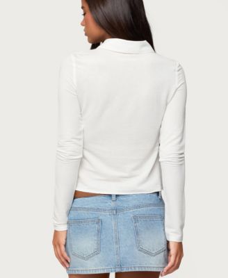 Women's Pennie Iridescent Button Up Shirt