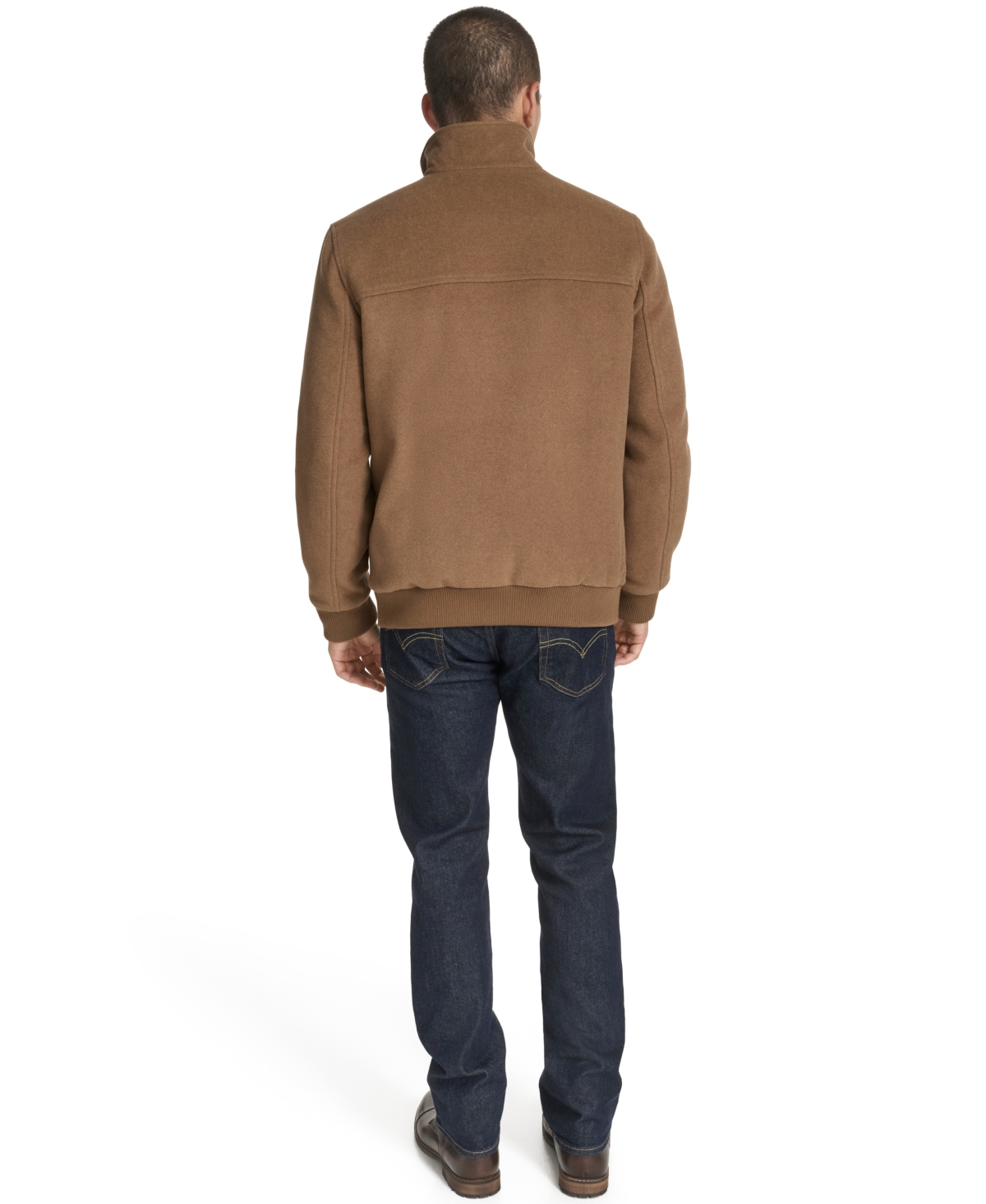 Cole Haan Men's Stand-Collar Long-Sleeve Bomber Jacket