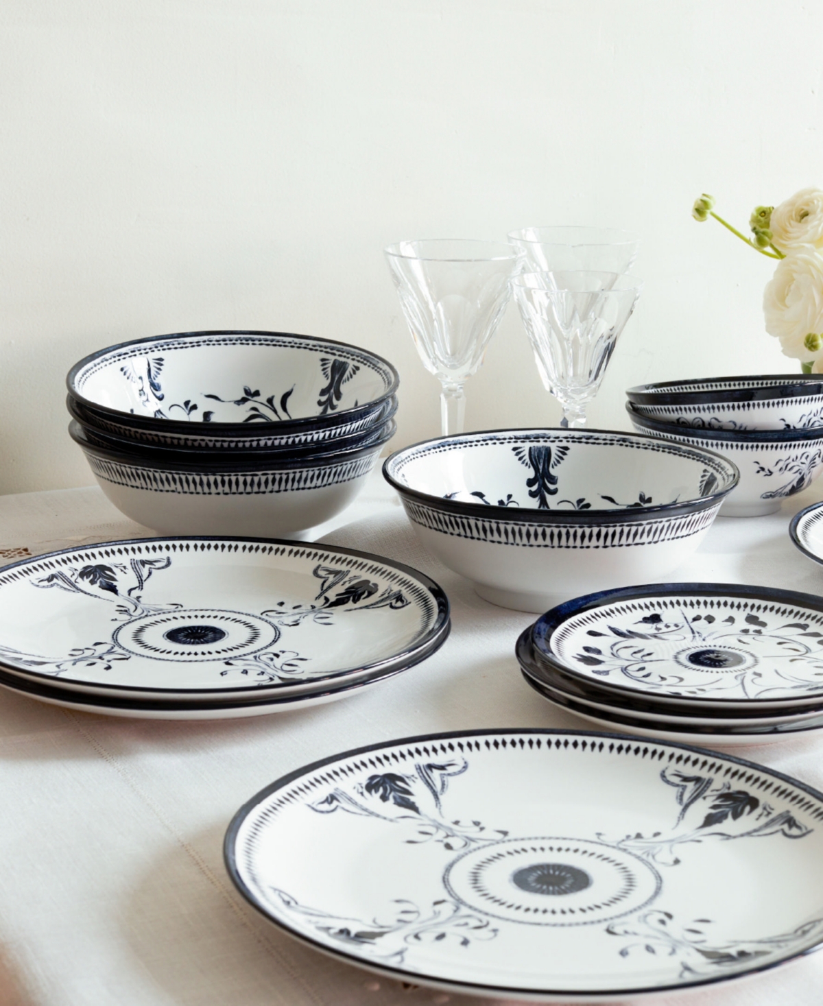 Lemieux Et Cie Bruges 4-Pc. Ramen Bowls, Services for 4