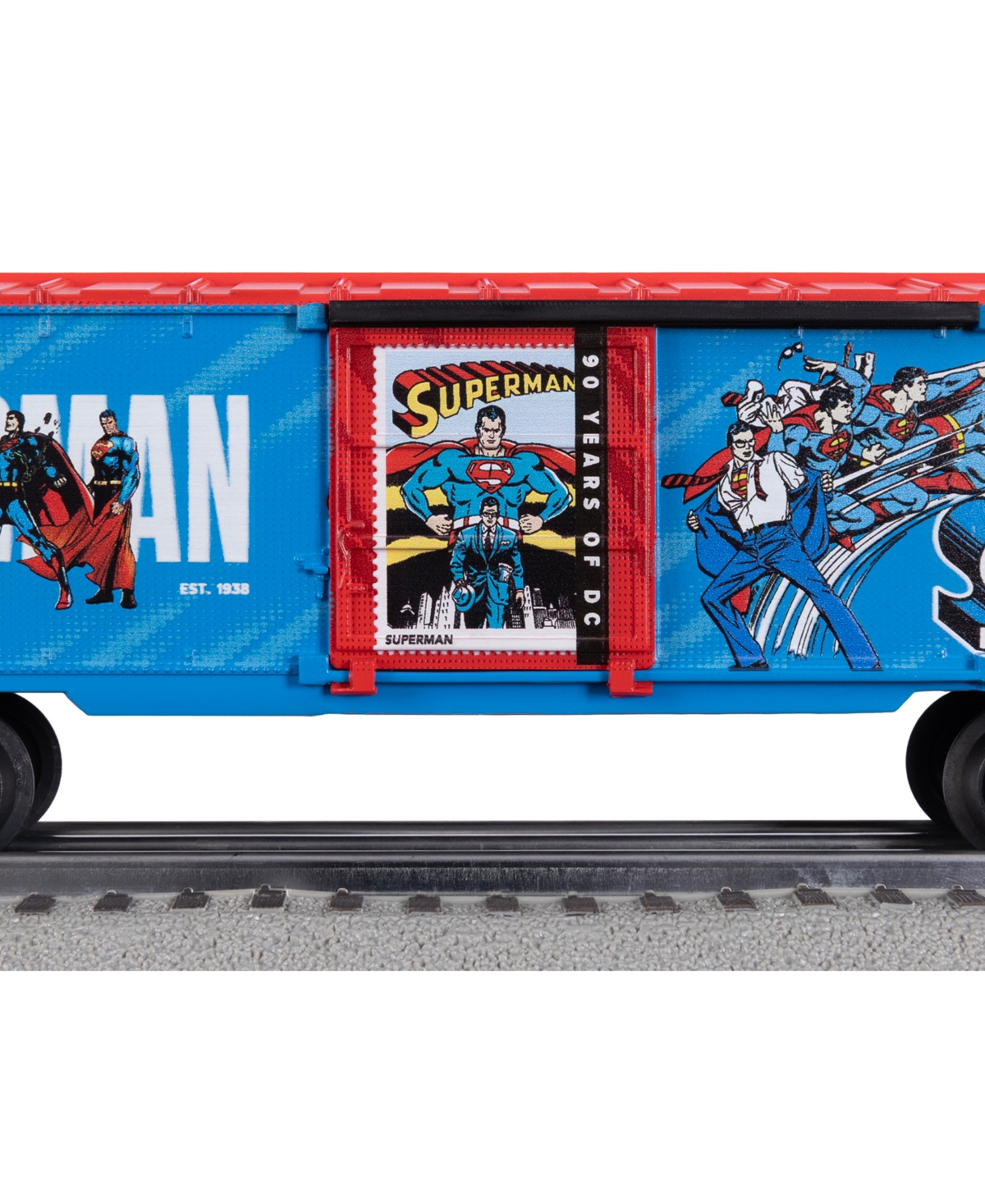 Lionel Dc Comics Superman and Dc O Gauge Model Train Boxcar