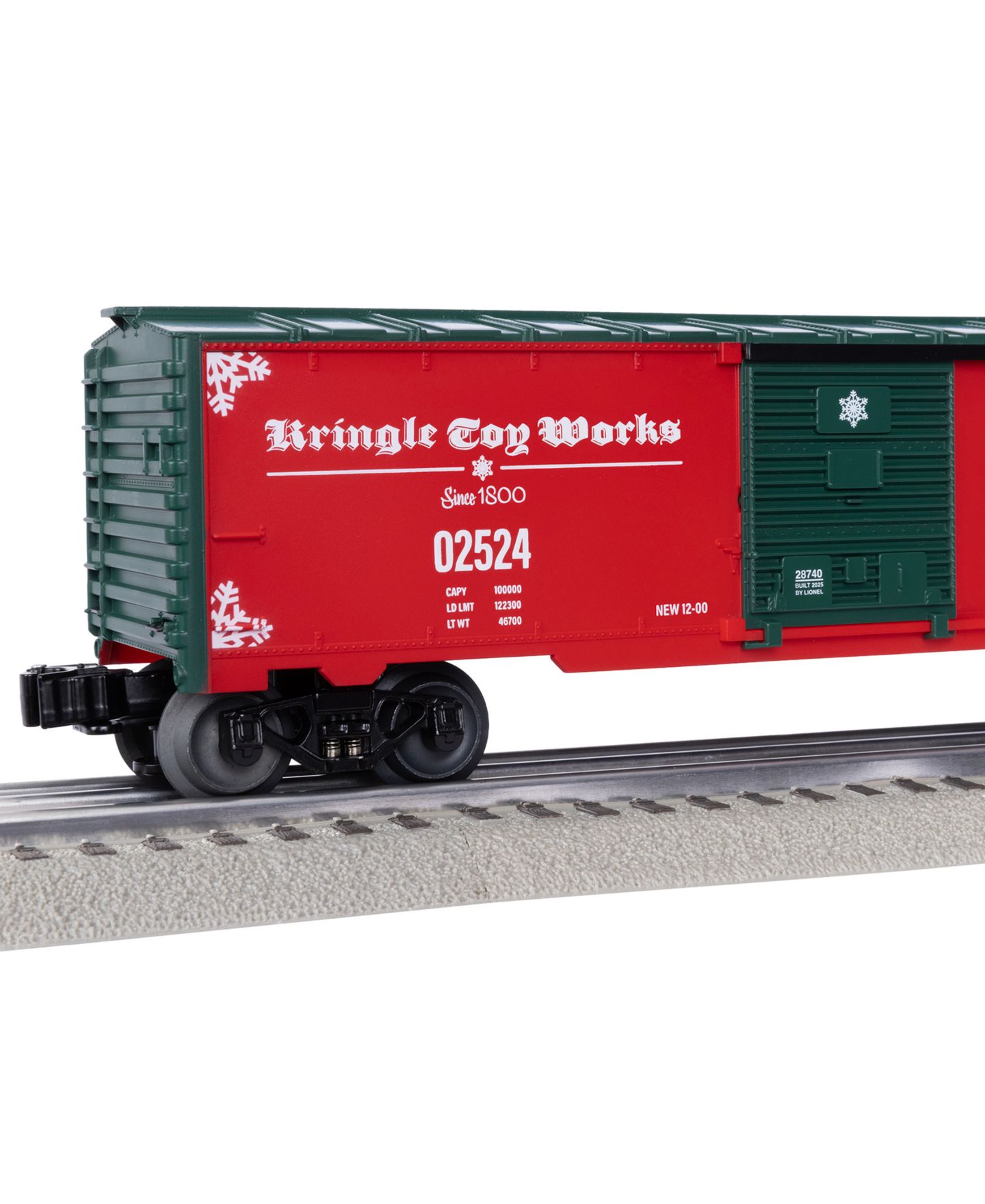 Детская игрушка Lionel Sled-Ex O Gauge Model Train Boxcar — фото 8