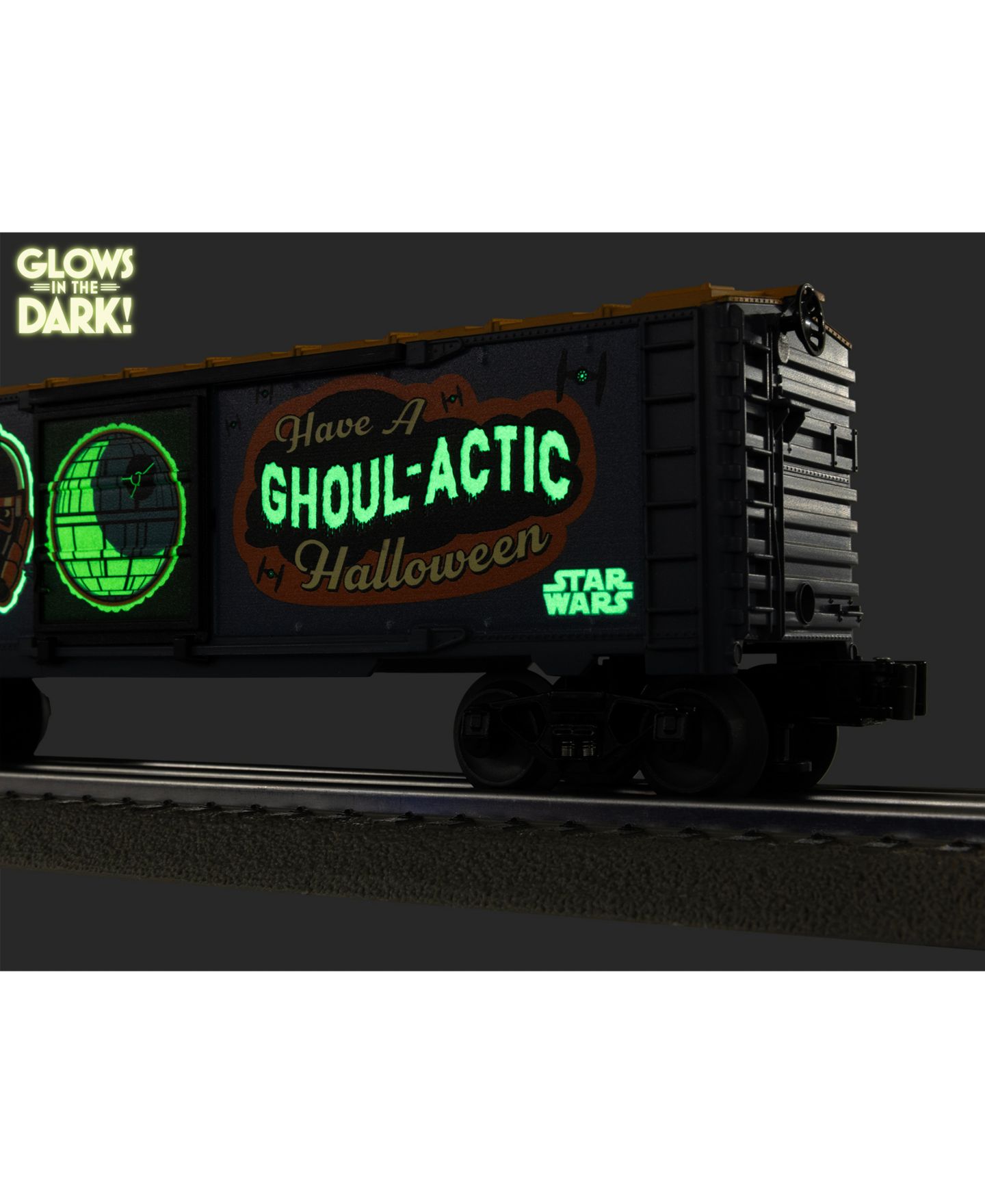 Детская игрушка Lionel O Gauge Star Wars Glow-in-the-Dark Model Train Boxcar — фото 8