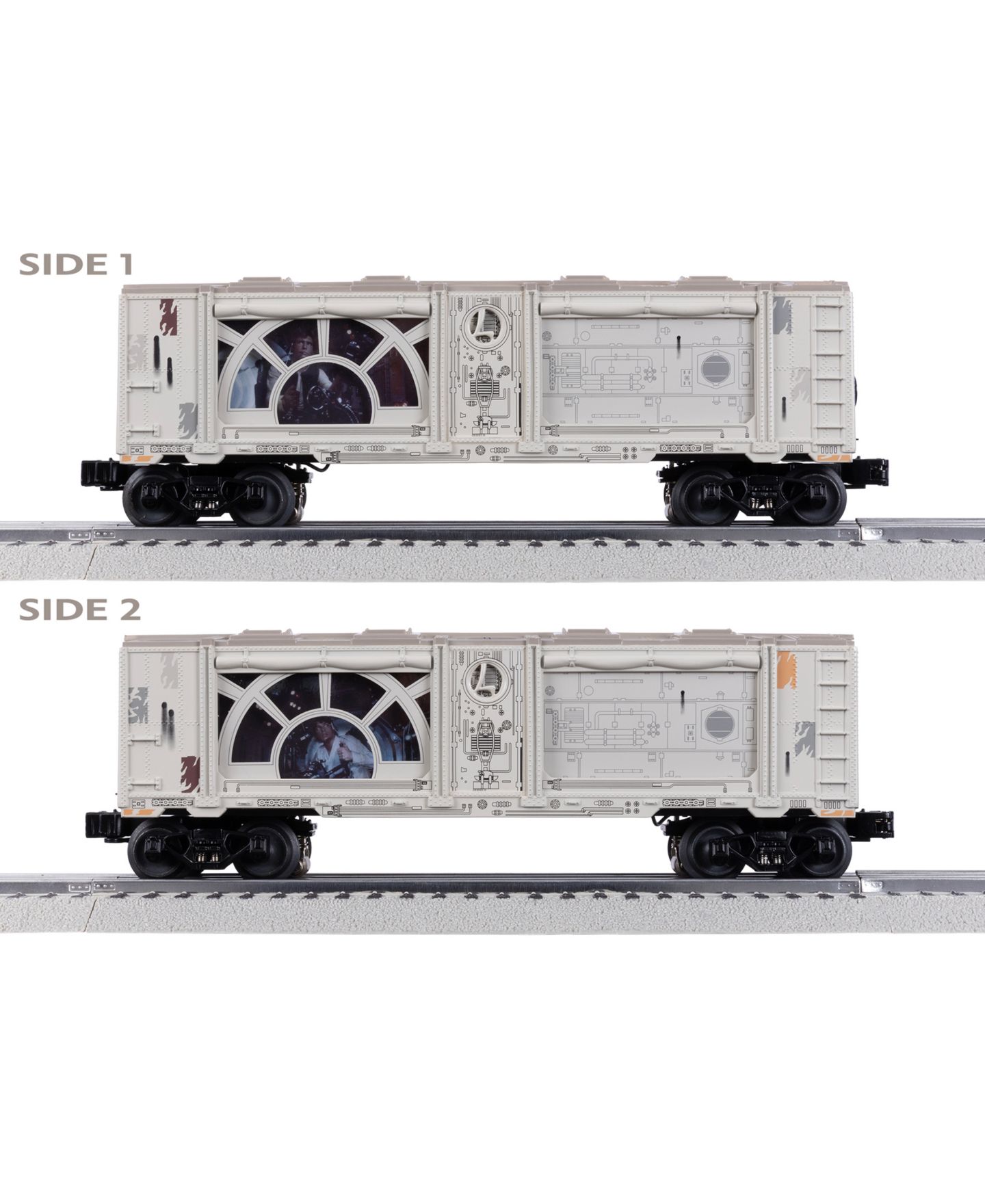 Детские игрушки Lionel O Gauge Star Wars Bluetooth 5.0 LionChief Rebel RS-3 Freight Train Set — фото 10