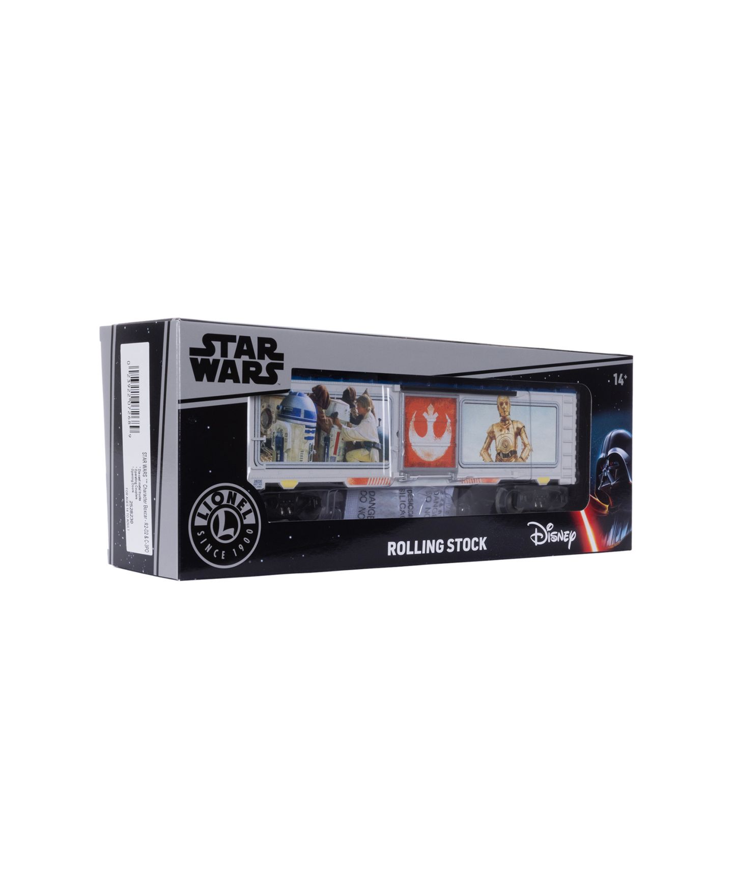 Детская игрушка Lionel O Gauge Star Wars R2-D2 C-3PO Character Die-Cast Metal Boxcar — фото 1