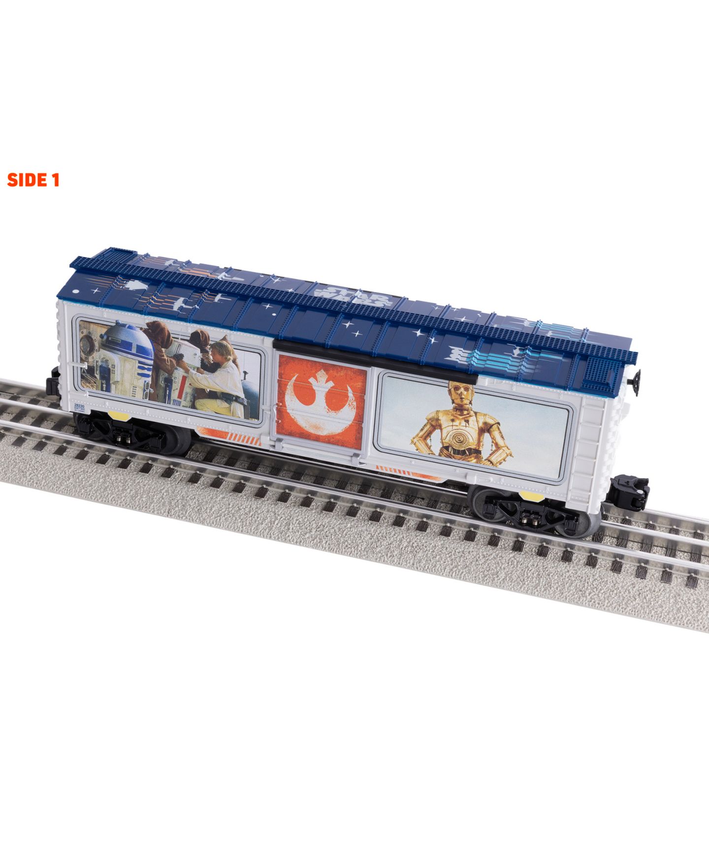 Детская игрушка Lionel O Gauge Star Wars R2-D2 C-3PO Character Die-Cast Metal Boxcar — фото 15