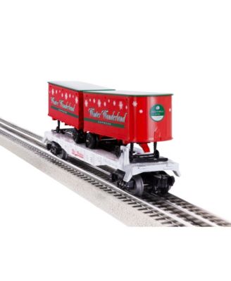 Winter Wonderland O Gauge Model Train Flatcar