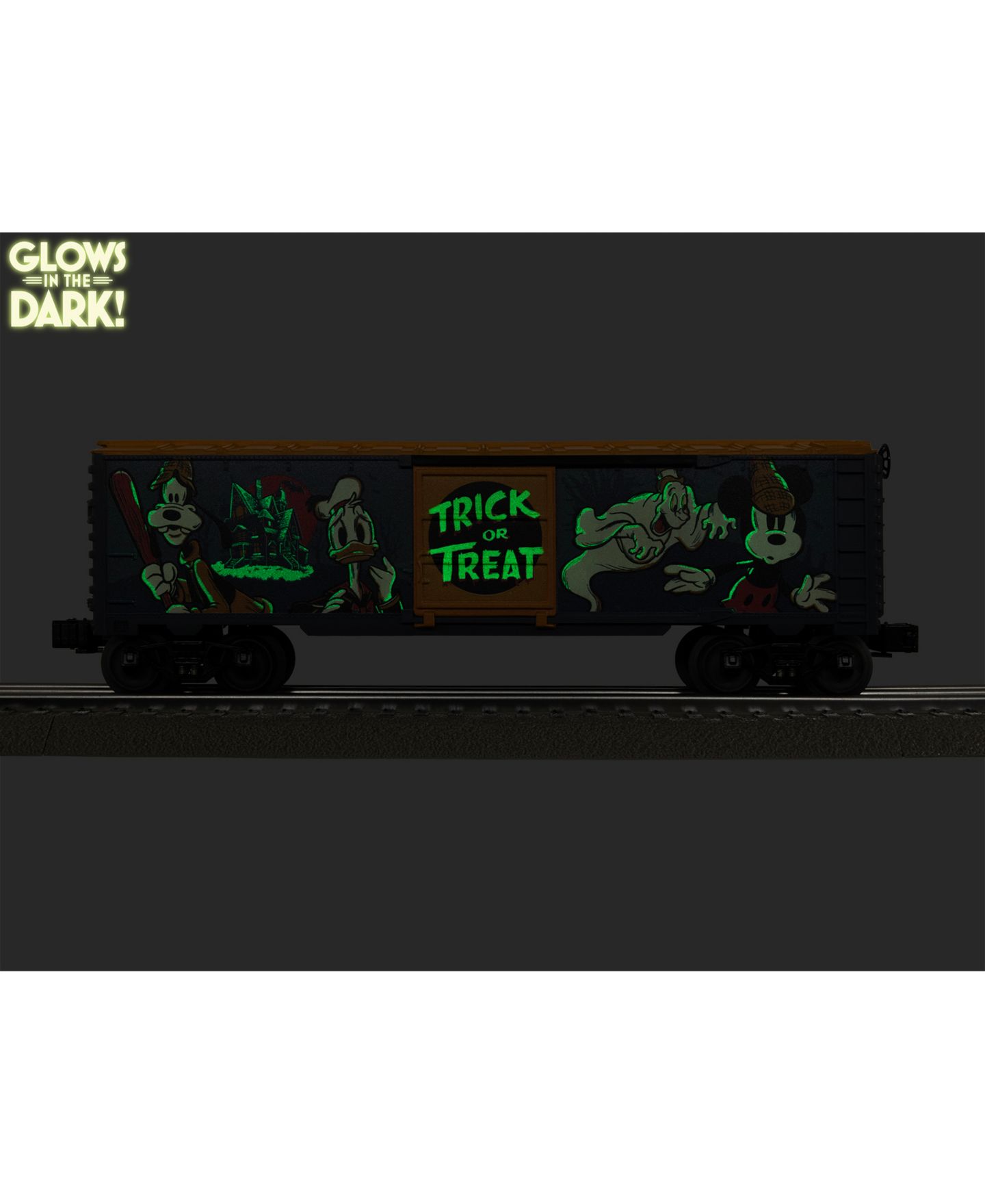 Детская игрушка Lionel O Gauge Lonesome Ghosts Glow in the Dark Model Train Boxcar — фото 11
