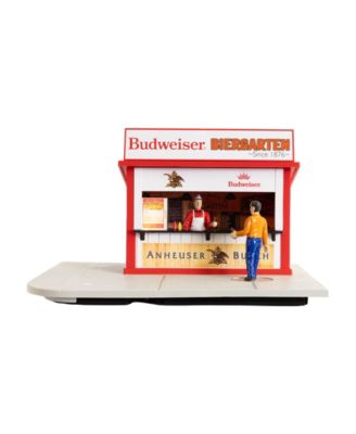 Anheuser Busch Budweiser Plug-Expand-Play Concession Stand O Gauge Model Train Accessory