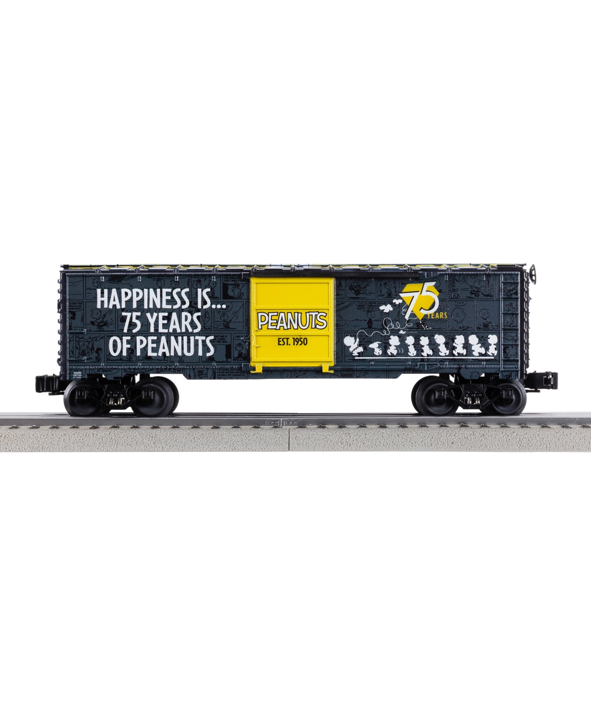 Lionel Peanuts 75th Anniversary Musa O Gauge Model Train Boxcar