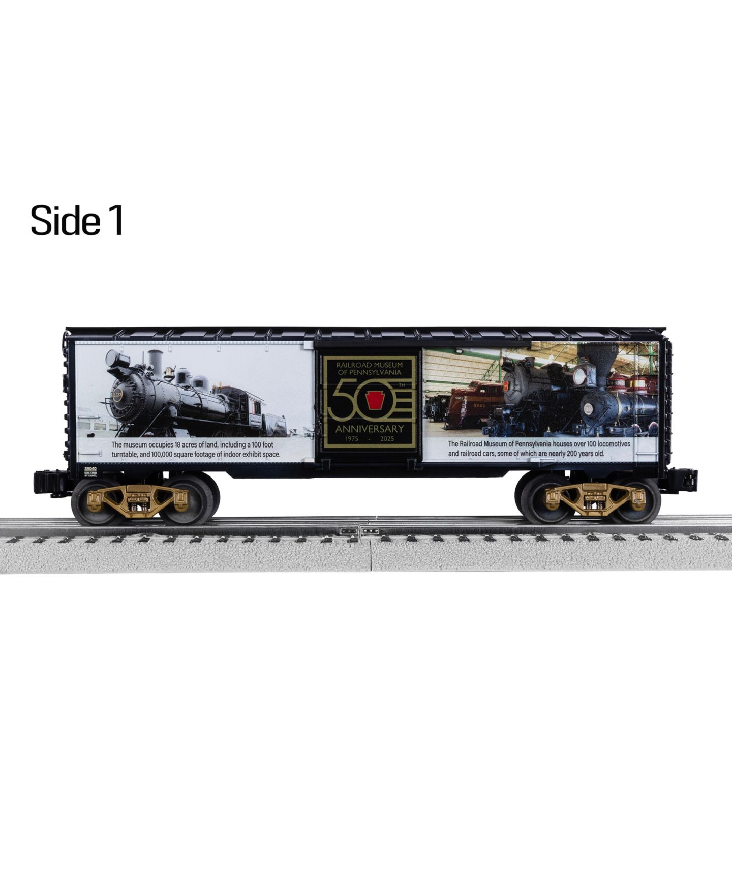 Детская игрушка Lionel O Gauge Railroad Museum of Pennsylvania 50th Anniversary Model Train Boxcar — фото 7
