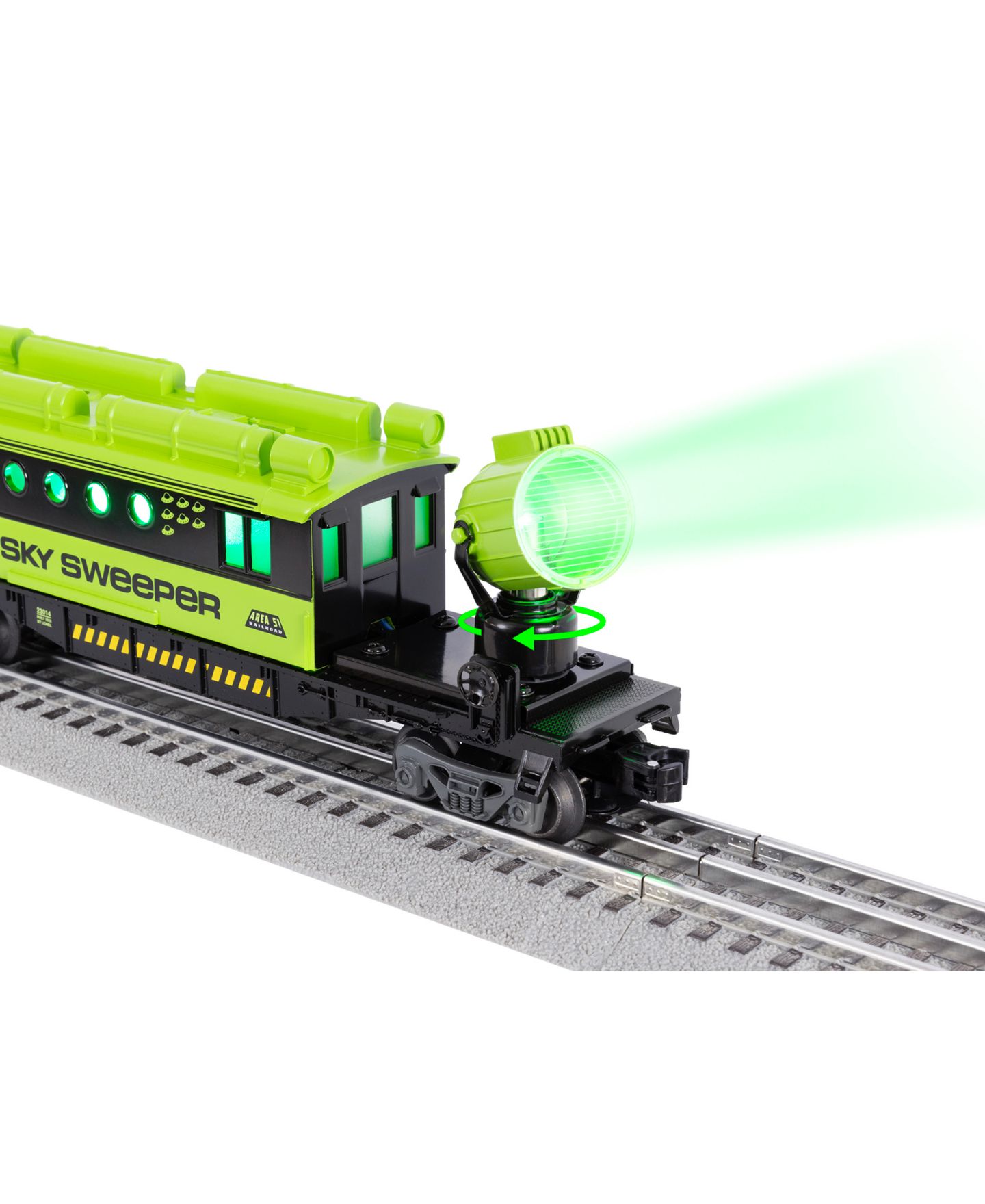 Детские игрушки Lionel O Gauge Area 51 UFO Recovery Bluetooth Freight Train Set — фото 14