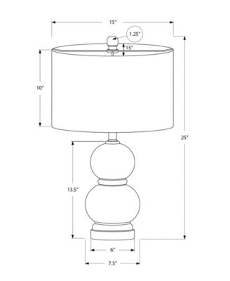 Lighting 25" Ceramic Table Lamp