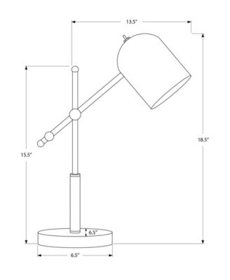 Lighting 18" Metal Table Lamp